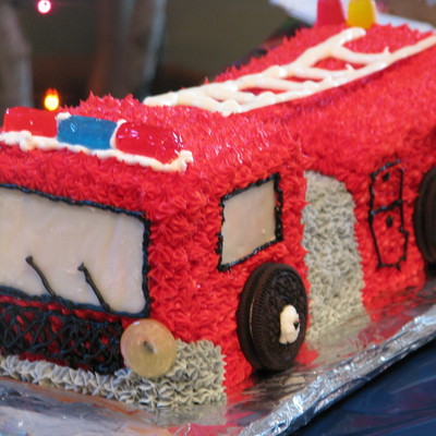 Firetruck Cake