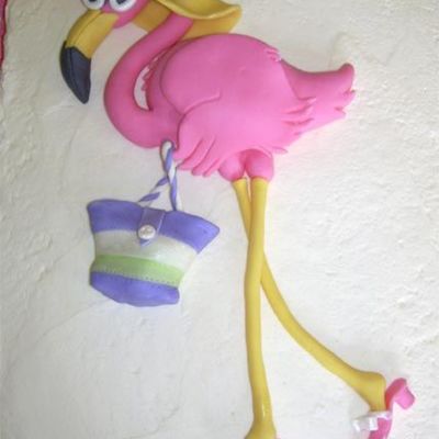 Fondant Flamingo
