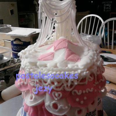 Baby Girl In Basinet/crib