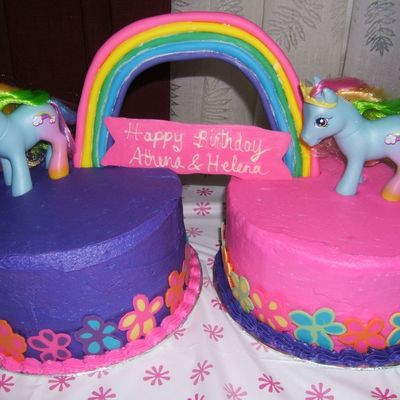 My Little Pony Twin Cake