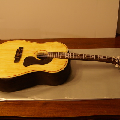 Acoustic Guitar Cake