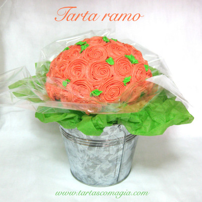 Roses Bouquet Cake