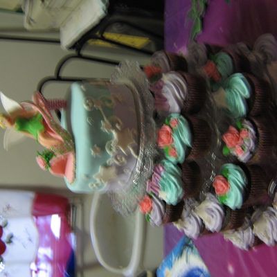 Tinkerbell In Rose Shoe