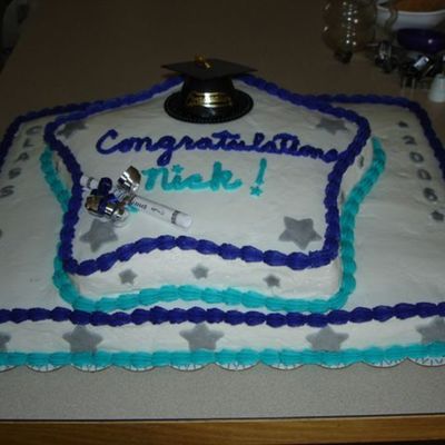 Star Graduation Cake