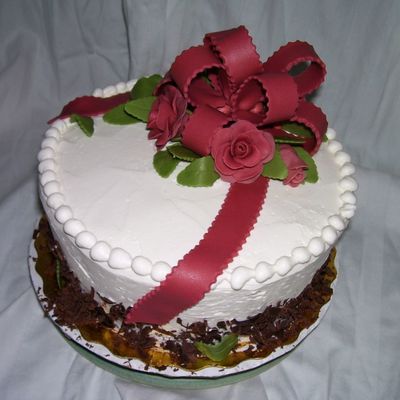 A Friend's Anniversary Cake