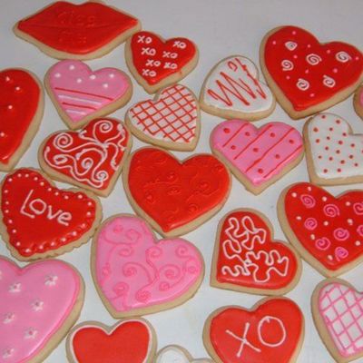 Valentine Heart Cookies