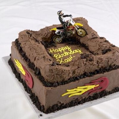 Dirt Bike Cake