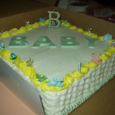 Nabcy & Paul's Baby Shower Cake