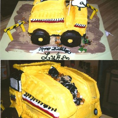 My Tonka Dump Truck Cake