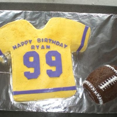Football Jersey Cake