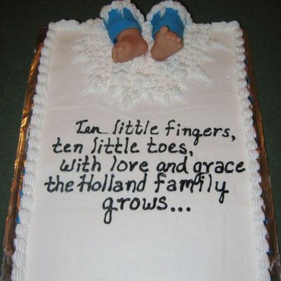 Baby Feet Cake