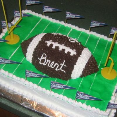 Patriots Football Cake