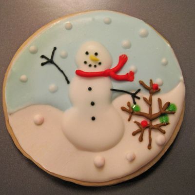 Snowman Cookie