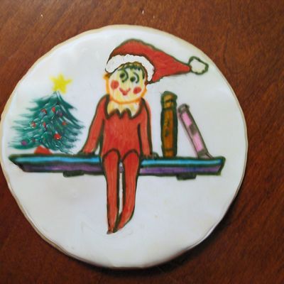Elf On The Shelf Cookie