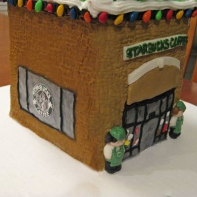 Starbucks Gingerbread House