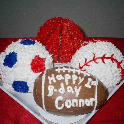 Sports Balls Cake