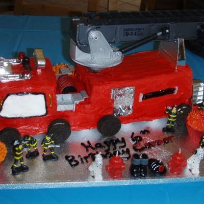 Fire Engine Cake