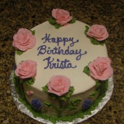 Krista's Birthday Cake