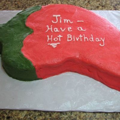 Chili Pepper Birthday Cake