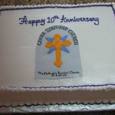 Church Anniversary Cake