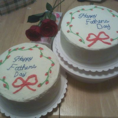 Fathers Day Cake For My Father Adn My Bf's Father