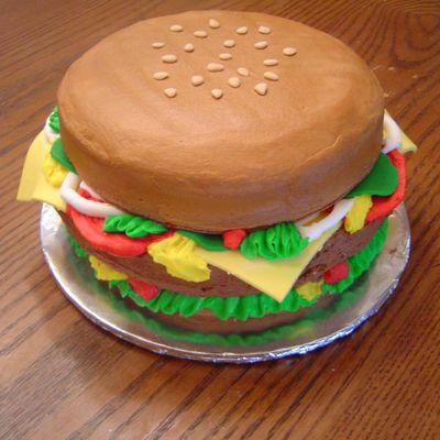 Cheeseburger Cake