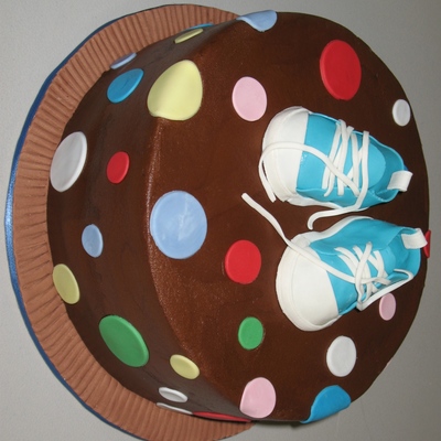 Baby Shower Blue Booties