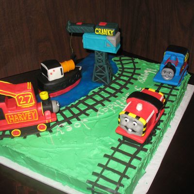 Thomas The Train At Brendam Docks