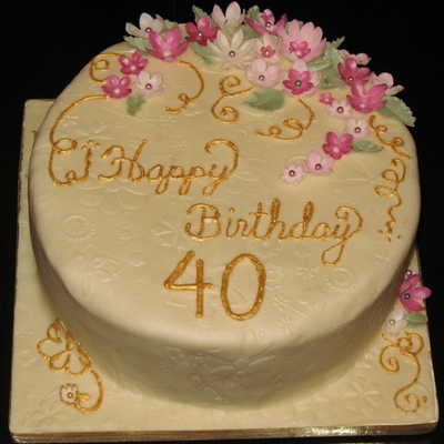 40Th Birthday Cake