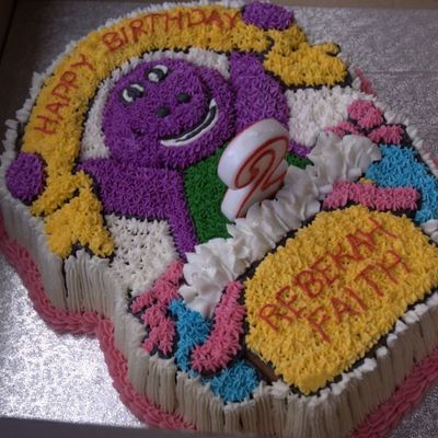 Barney The Dinosaur Cake