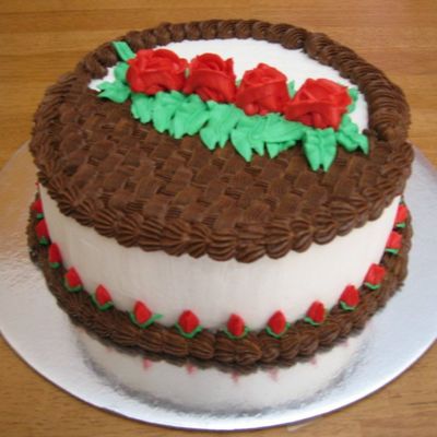 Rose Basket Cake