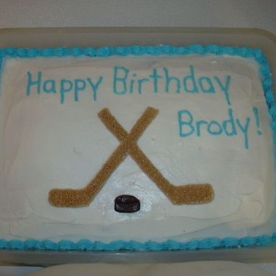 Crossed Hockey Sticks