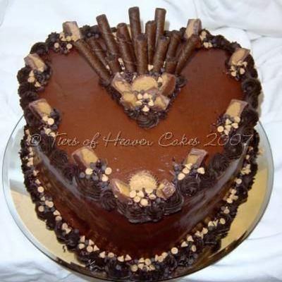 Chocolate Peanut Butter Groom's Cake
