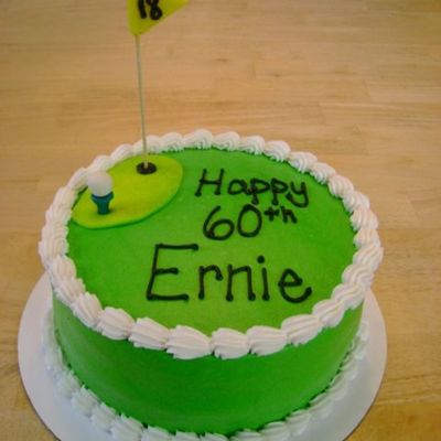 Golf Birthday Cake