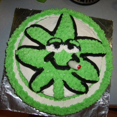 Up In Smoke Cake