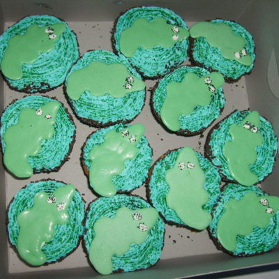 Gator Cupcakes