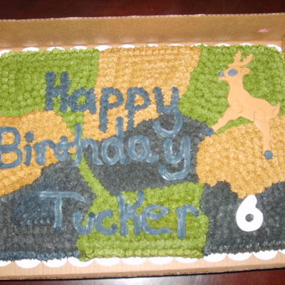 My First Camo Cake