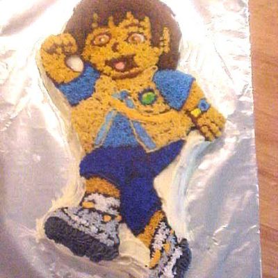 Practicing For Grandson Birthday Cake