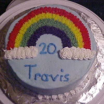 Course 1 Rainbow Cake