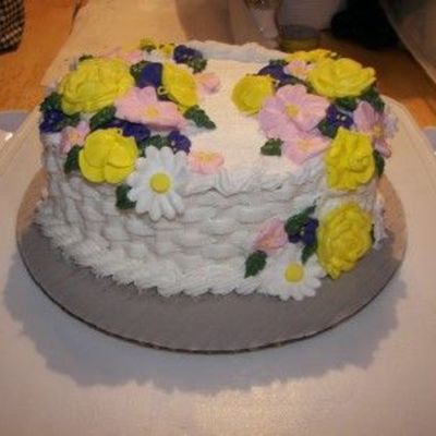 Wilton Course 2 Final Cake