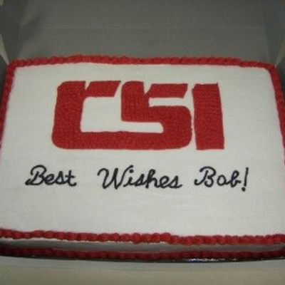 Company Retirement Cake