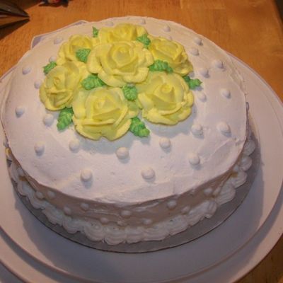 Yellow Rose Cake