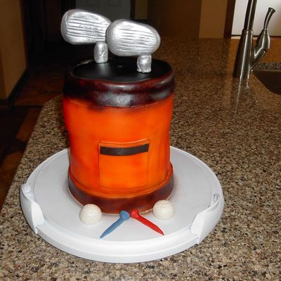 Golf Bag Cake