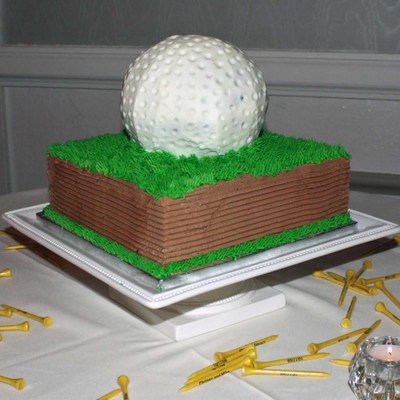 Golfball Groom's Cake
