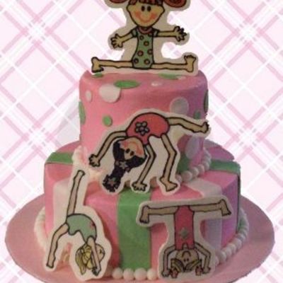 Gymnastics Cake