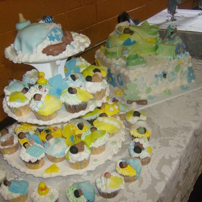 Sleeping Babies Cupcakes