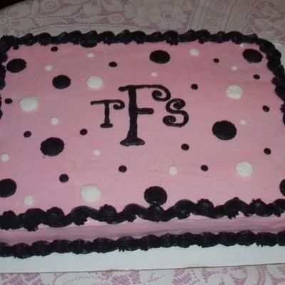 Polka Dots With Monogram