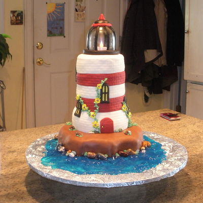 Lighthouse Cake