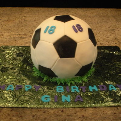 Soccer Ball Cake