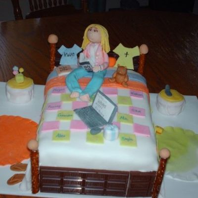 17 Yr. Old Birthday Bed